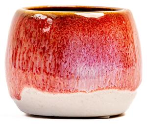 Keramický obal RABAT 6 cm, bílá/červená