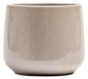 Keramický obal BERLIN 11 cm, šedá lesklá