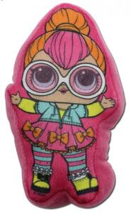 Plyšový polštářek panenka L.O.L. Surprise - panenka Neon Q.T. - výška 15 cm