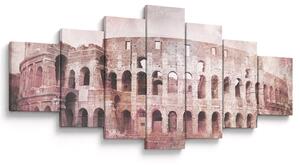 Obraz - Vintage pohlednice města N⁰2 (210x100 cm)