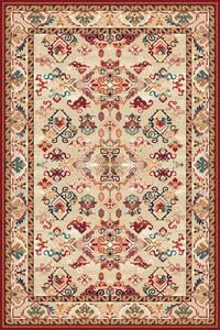 Kusový koberec vlněný Agnella Isfahan Meka Tmavě Béžový Rozměr: 160x240 cm