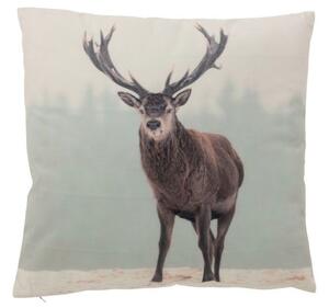 Sametový polštář s jelenem Deer - 45*45 cm