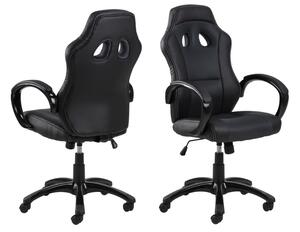 Designová kancelářská židle Navy šedá-černá