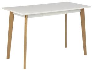 Designový psací stůl Niecy 117 cm bílý
