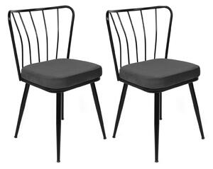 Set 2 židlí Ypsilon (Černá). 1072797