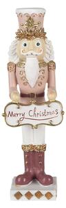 Vánoční dekorativní soška Louskáčka Merry Christmas - 9*7*22 cm