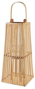 Mondex Proutěná lucerna LUCIE Natural 26,5x57 cm hnědá