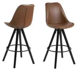 Designová barová židle Nascha brandy