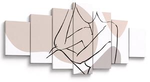 Obraz - Woman body line art N⁰1 (210x100 cm)