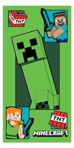 Jerry Fabrics Osuška Minecraft Creeper Coming 70x140 cm