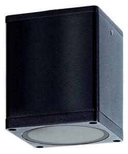 ACA Lighting venkovní hranaté stropní svítidlo GU10 černé, IP65, 230V, max. 35W