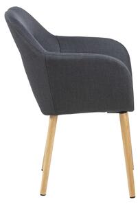 Designová židle Nashira antracitová