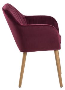 Designová židle Nashira bordová VIC