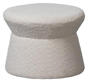 Otoman rewy bouclé krémový