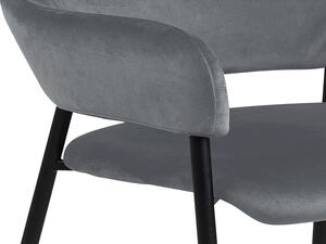 Designová židle Albus tmavě šedá