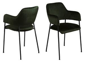 Designová židle Albus olivově zelená