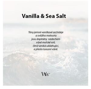 WoodWick Vanilla & Sea Salt svíčka střední