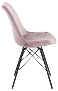 Designová židle Nasia světle růžová