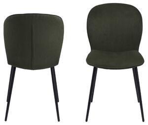 Designová židle Nenitte olivově zelená