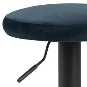 Moderní barová židle Nenna černá-navy modrá