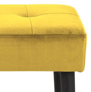 Designová lavička Neola žlutá