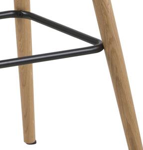 Designová barová židle Natania tmavě šedá