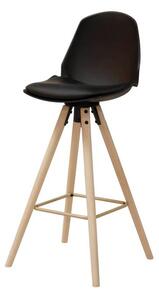 Designová barová židle Nerea černá