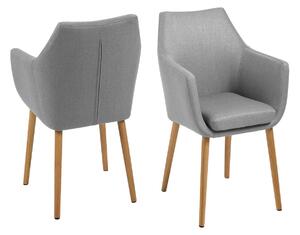 Designové křeslo Almond II světlešedé