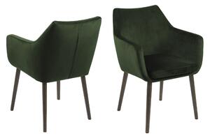 Designové křeslo Almond zelené