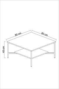 Konferenční stolek Buon (Antracit + Černá). 1072945