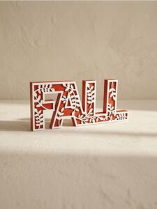 Sinsay - Stojící dekorace ve tvaru nápisu Fall - oranžová