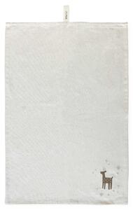 Vyšívaná utěrka Reindeeer White 50 × 70 cm