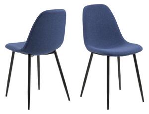 Designová jídelní židle Alphonsus modrá