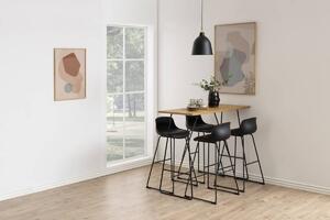 Designová barová židle Nerys černá