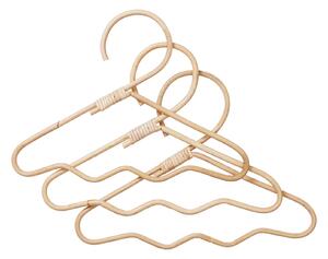 Dětská ramínka na šaty Wavi Rattan – set 3 ks
