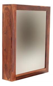 Zrcadlo Jali 50x60 z indického masivu palisandr