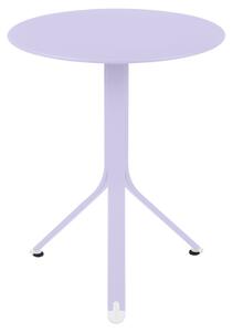 Fialový kovový stůl Fermob Rest'O 60 cm
