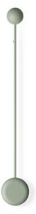 Vibia Pin 1692 LED nástěnné světlo, 70 cm, zelené, Zelená, Obývací pokoj / jídelna, Hliník, Moderní