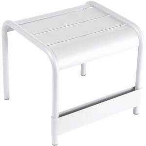 Bílý kovový zahradní odkládací stolek Fermob Luxembourg 44 x 42 cm