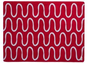 Noo.ma Červeno-modrý pléd Swirl 200 x 150 cm