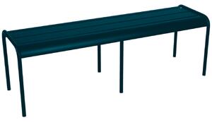 Modrá kovová lavice Fermob Luxembourg 145 cm