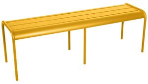 Žlutá kovová lavice Fermob Luxembourg 145 cm