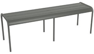 Šedozelená kovová lavice Fermob Luxembourg 145 cm