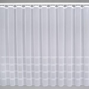 BELLATEX Záclona kusová se stuhou Bílá 150x350 cm (výška x šířka)