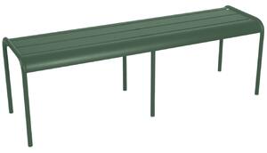 Tmavě zelená kovová lavice Fermob Luxembourg 145 cm