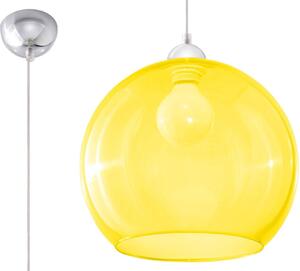 Sollux Lighting Ball závěsné svítidlo 1x60 W žlutá SL0252