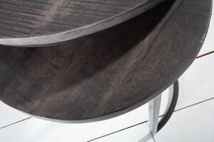 2SET odkládací-konferenční stolek ELEMENTS 55 CM šedý masiv mango Nábytek | Obývací pokoj | Konferenční stolky | Všechny konferenční stolky