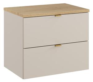 Sada skříňka Comad Dalia Cashmere DALIA CASHMERE 82-60-46-2S, deska na skříňku Comad Nordic Cremona CREMONA 89-60-46 M