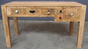 Psací stůl Manu 135x76x60 z mangového dřeva