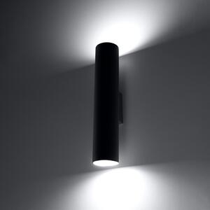 Sollux Lighting Lagos nástěnné svítidlo 2x40 W černá SL.0330